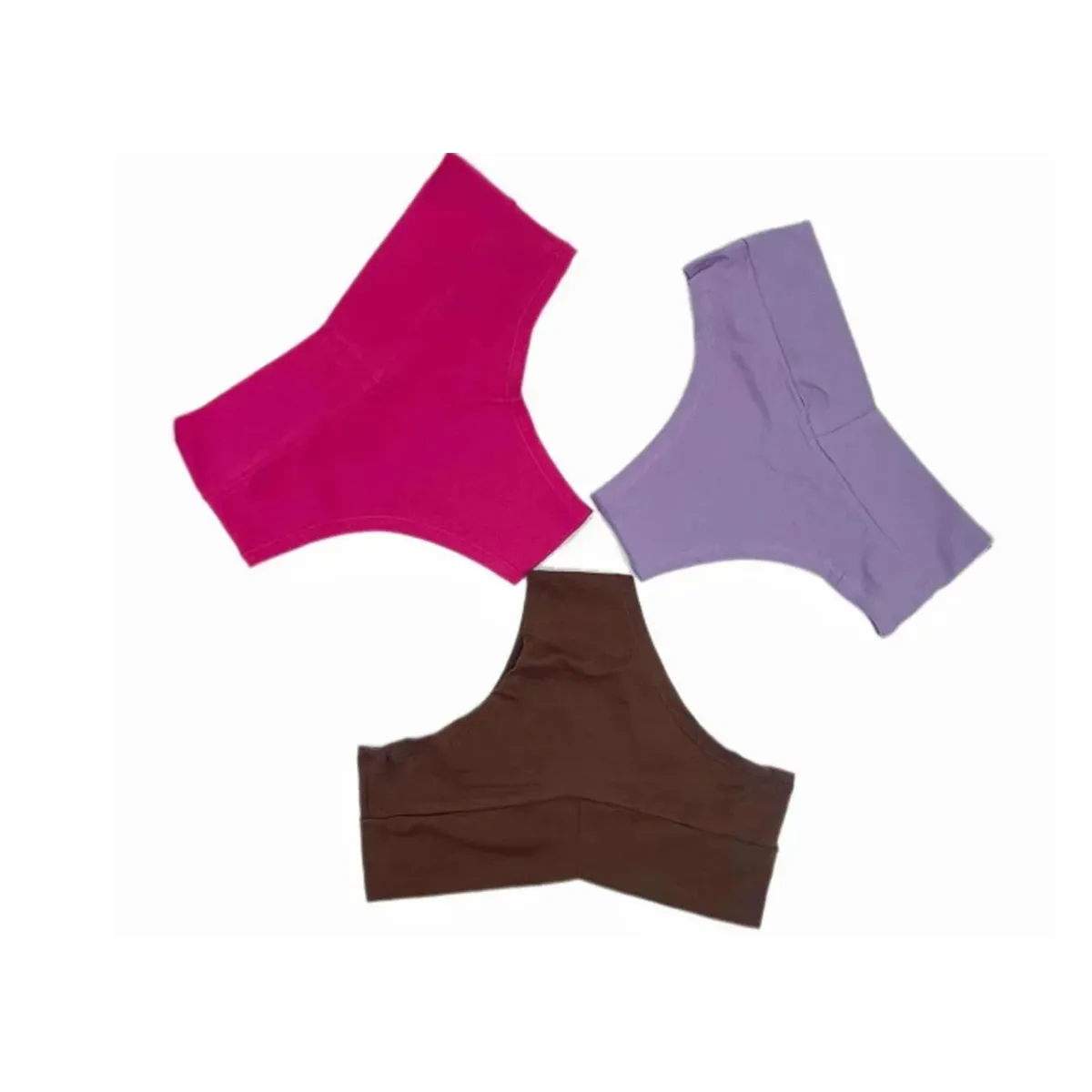 EVERSO - Pack 6 Calzones Bikinis Tiro Alto Algodón Nuevo Peruano.