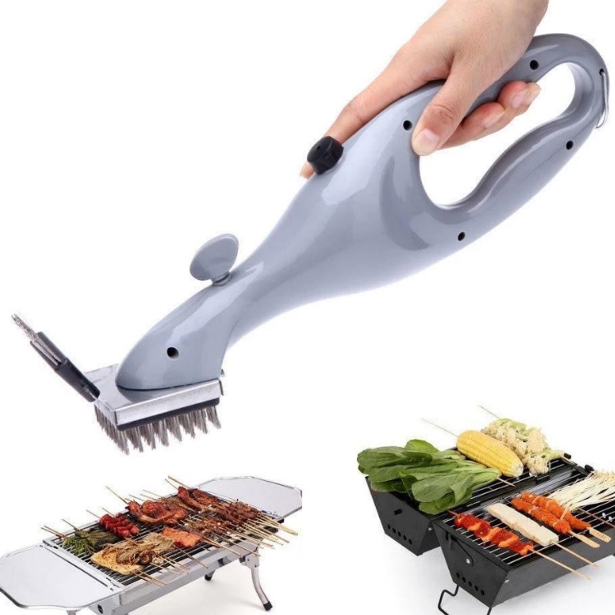 MIABU - Cepillo para limpiar parrilla limpiador parrilla caliente