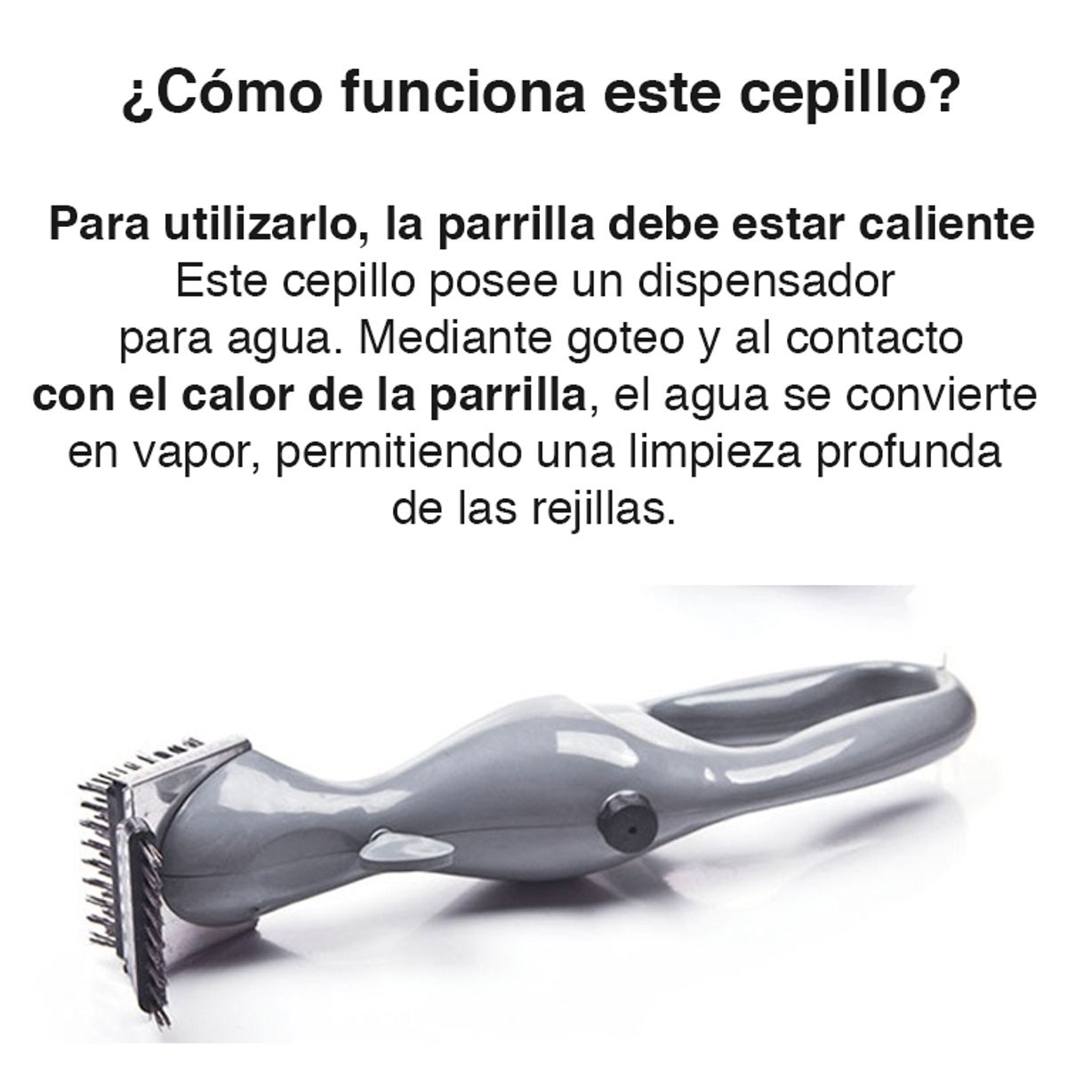 MIABU - Cepillo para limpiar parrilla limpiador parrilla caliente