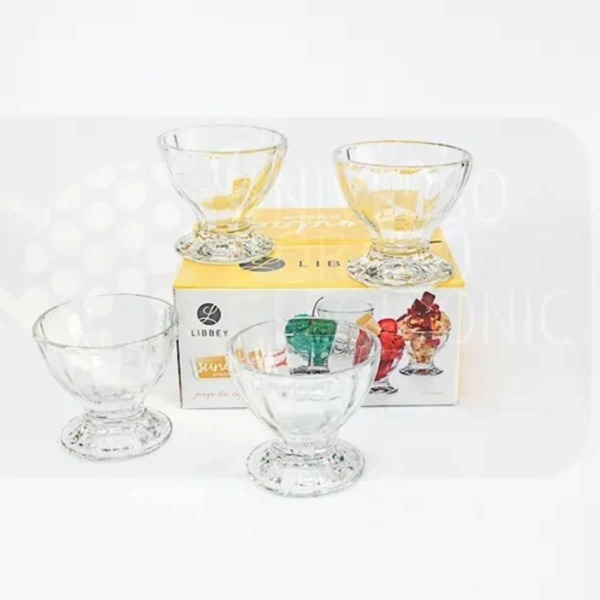 LIBBEY - PACK 04 COPAS POSTRE 204ML 7OZ