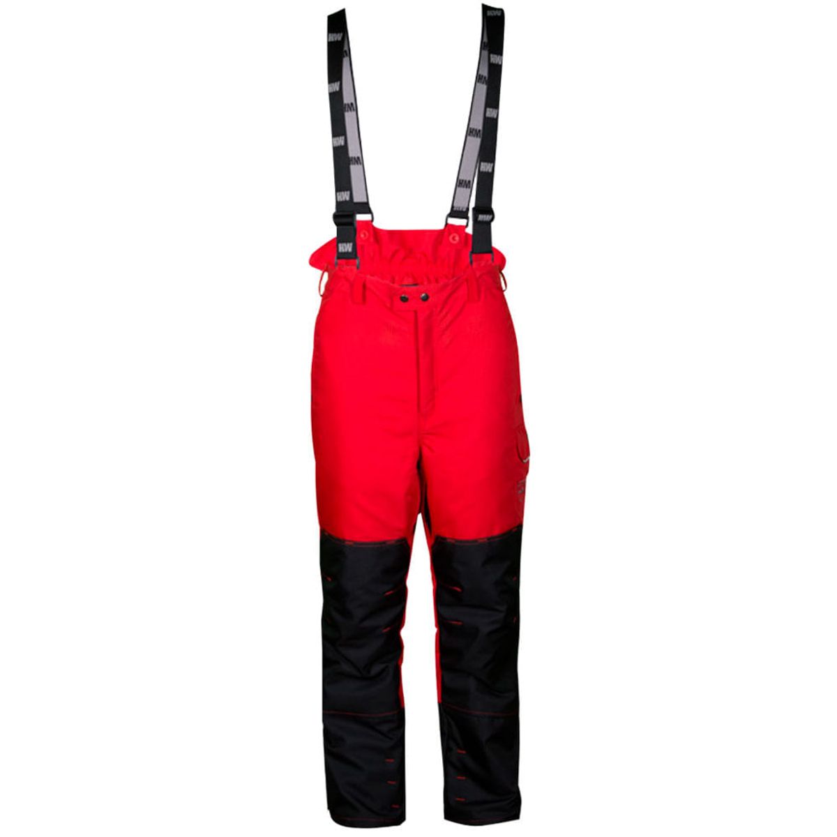 HARDWORK - Jardinera Pantalon HW Anticorte Motosierra Rojo