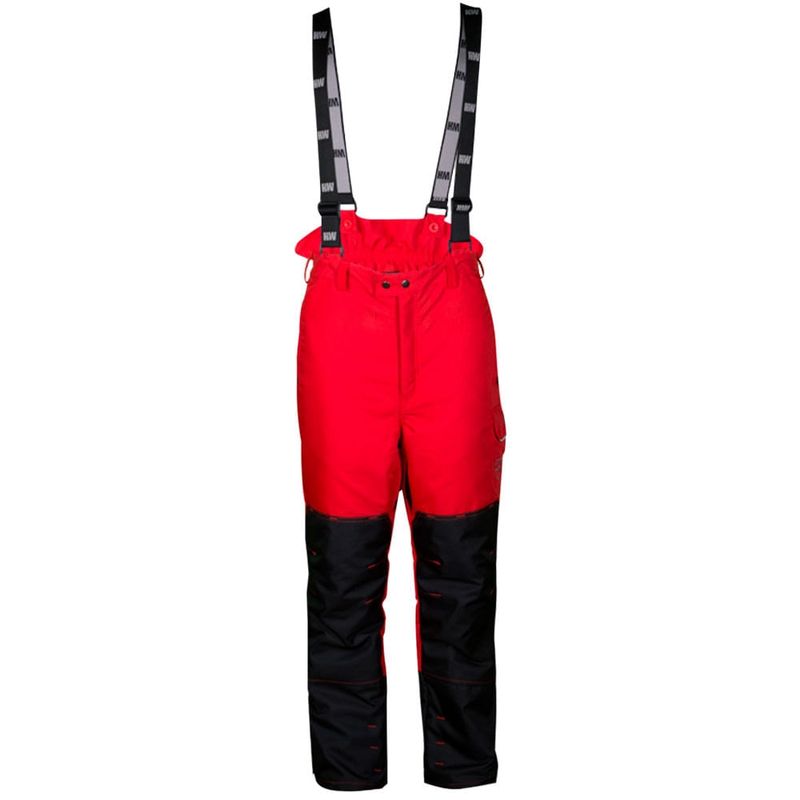 HARDWORK - Pantalon HW Anticorte Motosierra Rojo