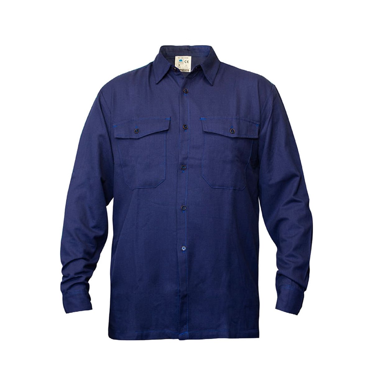 HARDWORK - Camisa Marca Ignífuga Antiestática Azul Marino