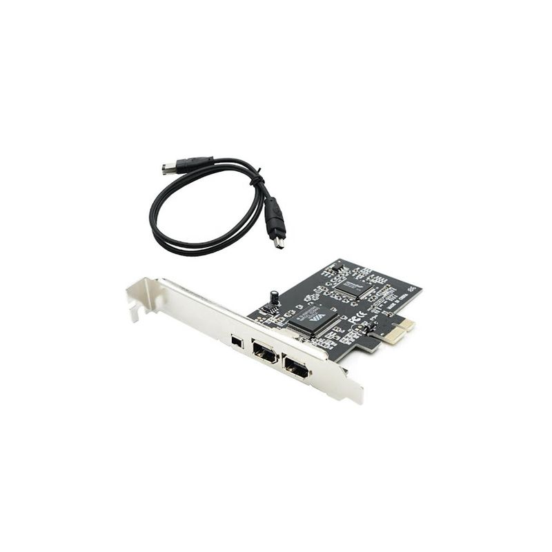 GENERICO - Adaptador Tarjeta Puerto PC Firewire 400 IEEE 1394 PCI-E GENERICO