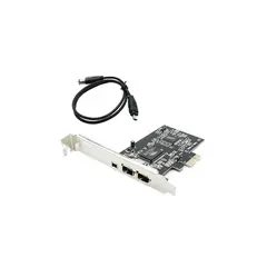 GENERICO - Adaptador Tarjeta Puerto PC Firewire 400 IEEE 1394 PCI-E