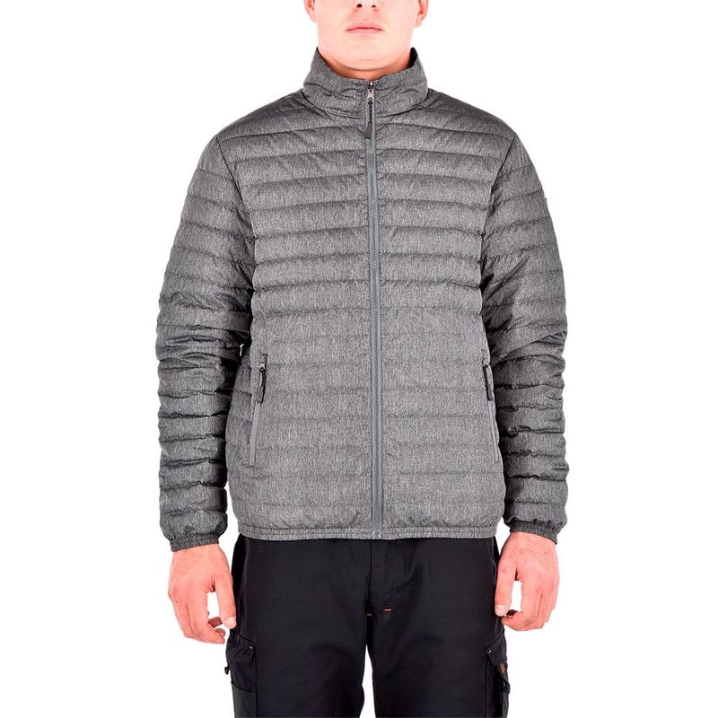 HARDWORK - Parka Pluma Hw Goose Reversible Negro/Gris Melange