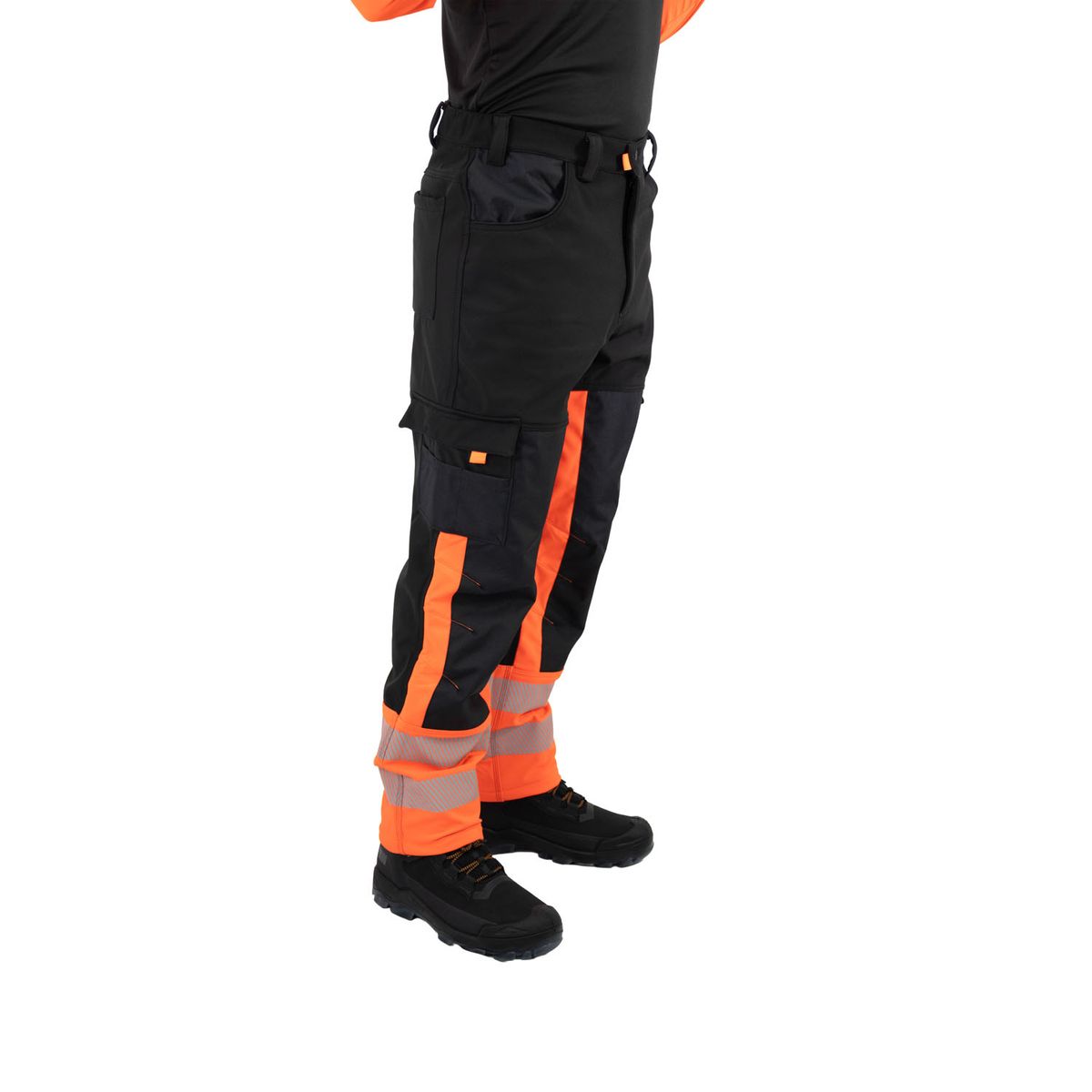 HARDWORK - Pantalón Softshell HW Oklan Rojo Fluor