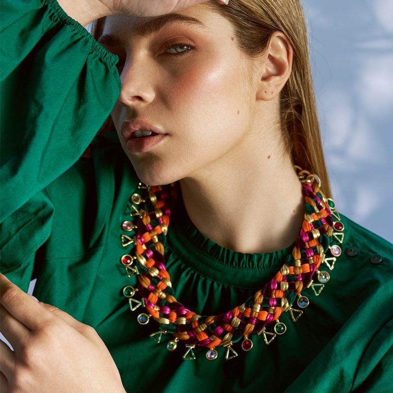 MARIA LA BIYUX - Collar Geometric Queen