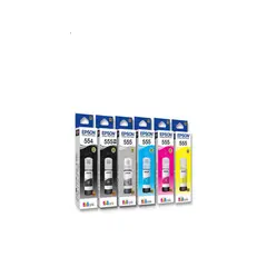 EPSON - Pack 6 Tintas T554 - T555 L8180 - L8160