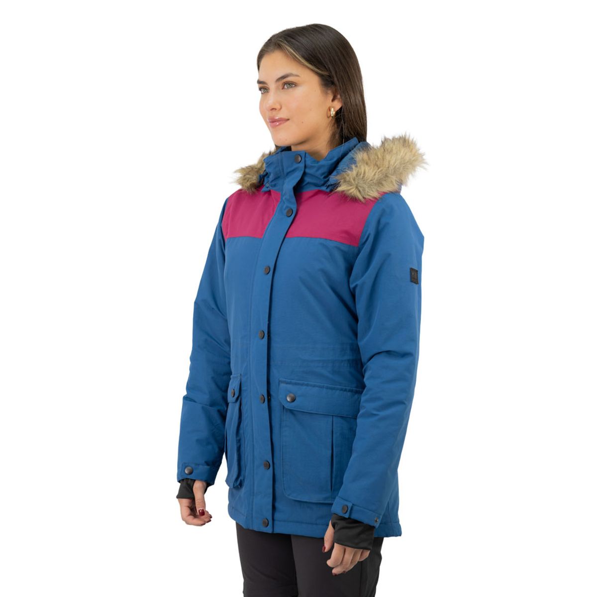HARDWORK - Parka Impermeable HW Kodiak Mujer Azul