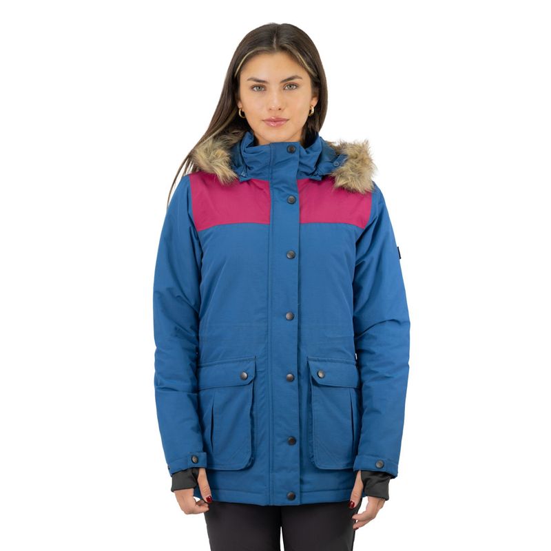 HARDWORK - Parka Impermeable Hw Kodiak Mujer Azul
