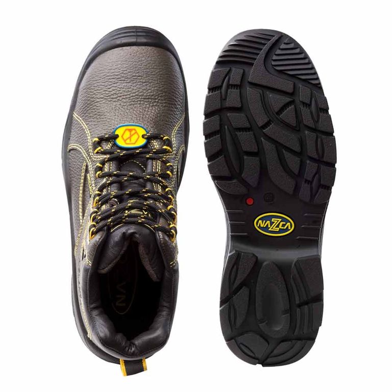 ZAPATO SEGURIDAD NAZCA BOTIN PALIO CAFÉ PU NU 410 | Sodimac Chile