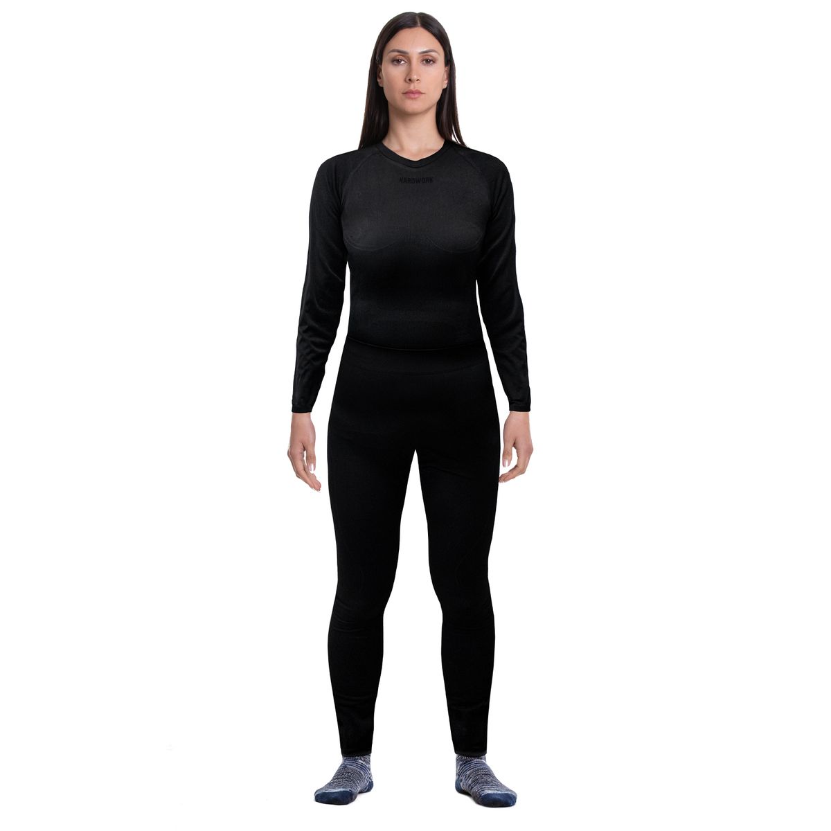 HARDWORK - Conjunto Primera Capa HW Patagonia Spandex Negro Mujer