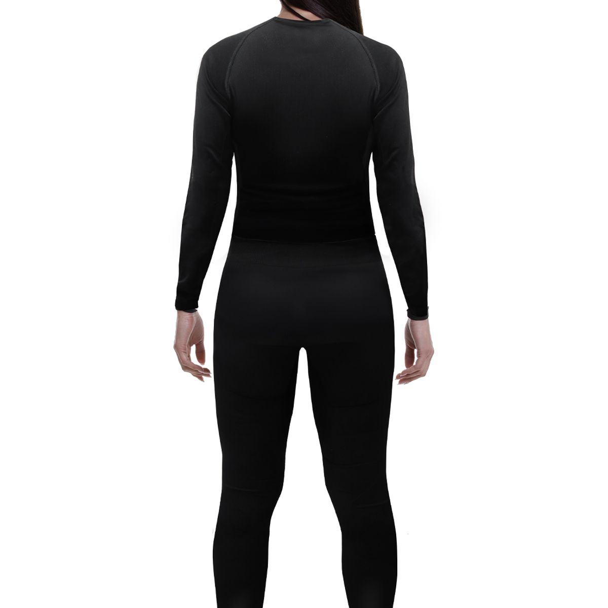 HARDWORK - Conjunto Primera Capa HW Patagonia Spandex Negro Mujer