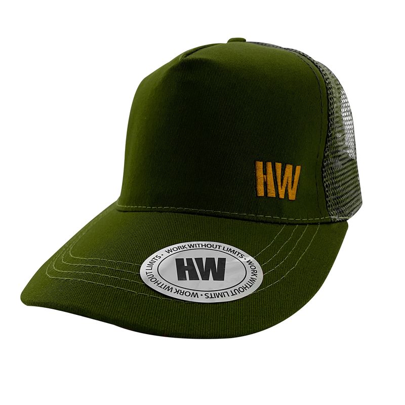 HARDWORK - Jockey Snapback Hw Verde Oliva
