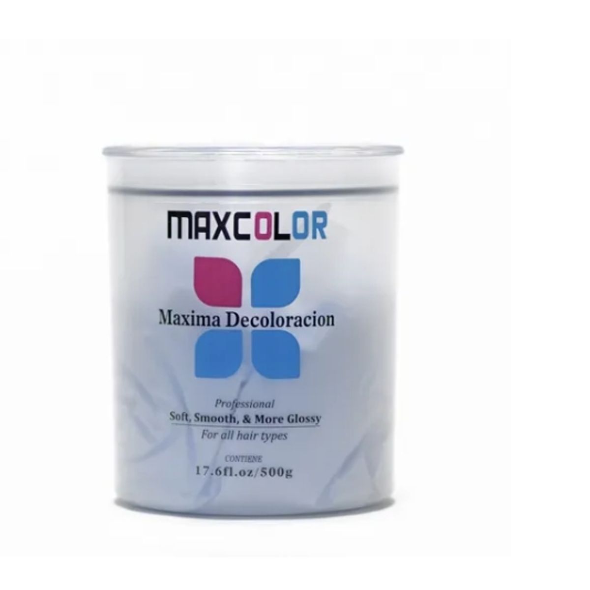 MAXCARE - Polvo Decolorante Azul Maxcolor Para Todo Tipo Cabello 500g