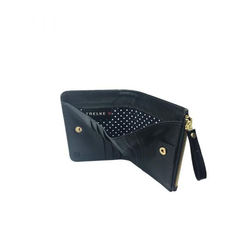 TRELKE - BILLETERA CUERO TÜWEL NEGRO RICHATO