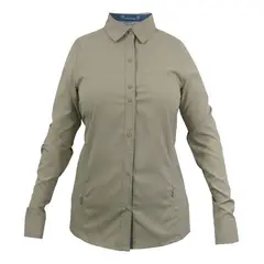 HARDWORK - Camisa Hw Oregon Mujer Beige
