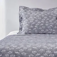 Cubrecama Jacquard Barquito Azul 1,5 Plaza