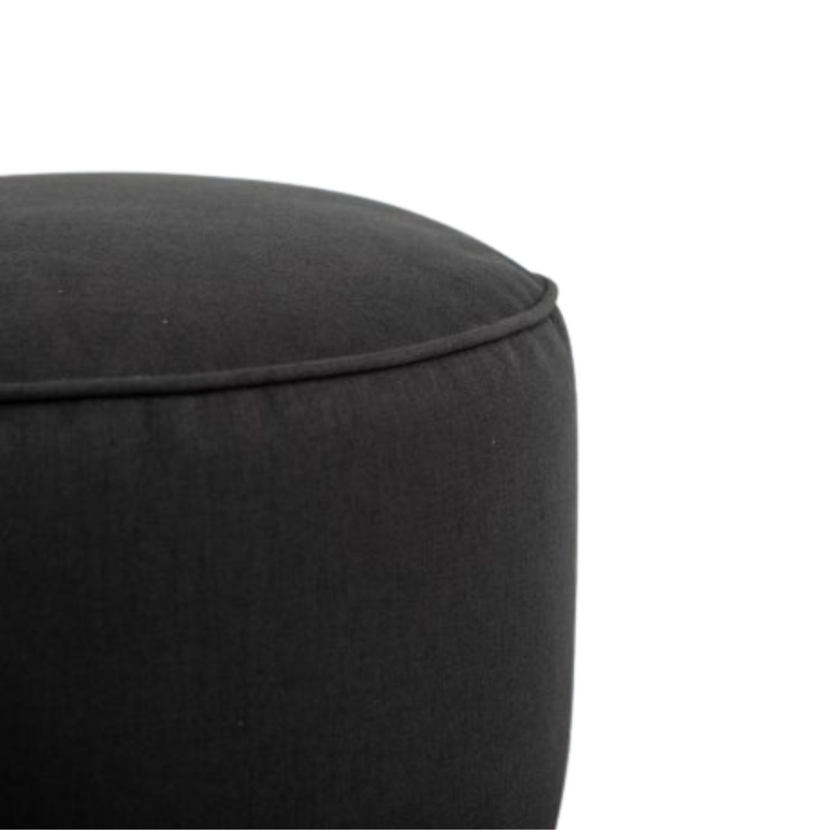 NECTAR - Puff Marrón de Poliéster con Relleno Reciclable Cómodo y Ligero 45x30 cm