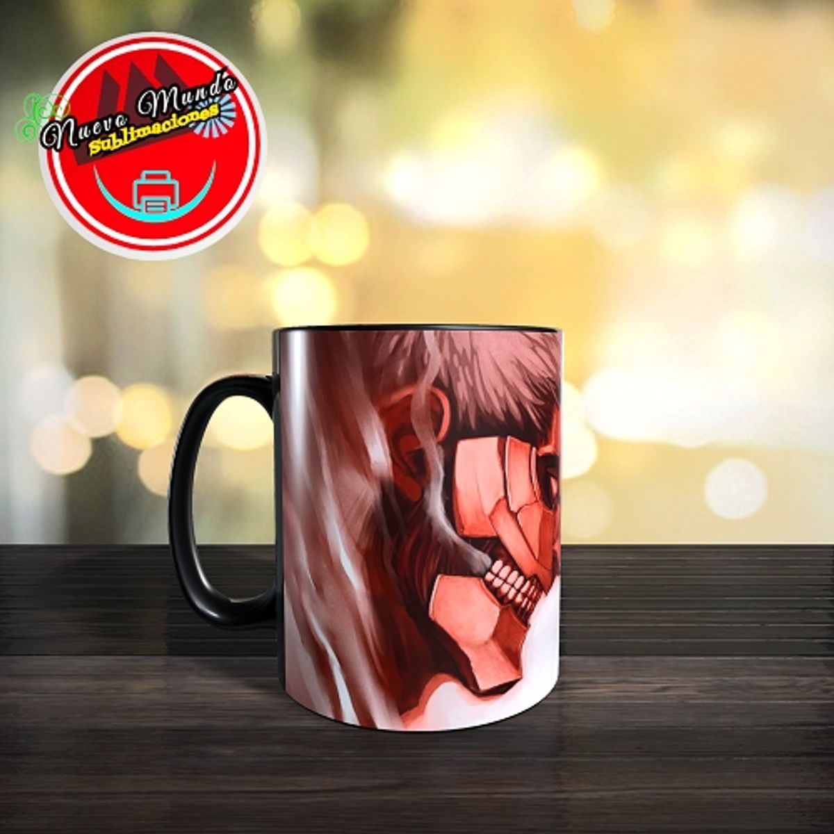 GENERICO - TAZA MÁGICA - EREN Y REINER TITAN