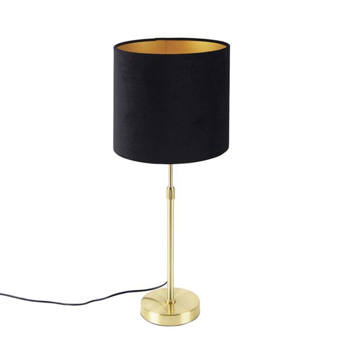 WANT - Lámpara de Mesa Varella Con Pantalla E-27 Dorado