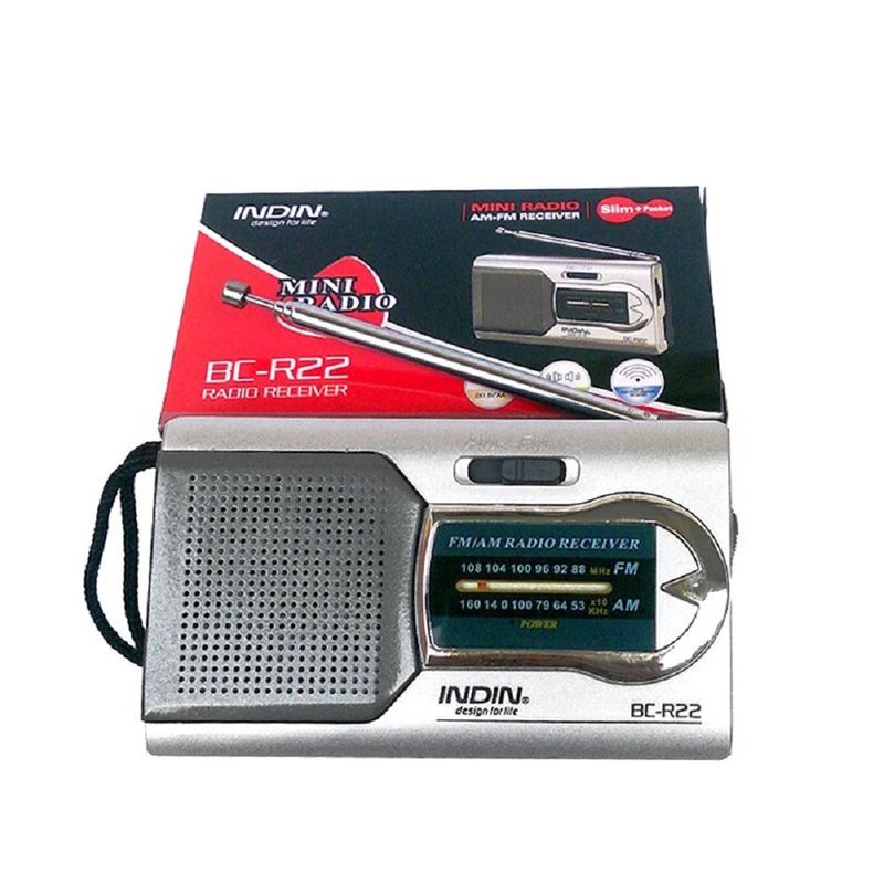 ANDKOSS - Mini radio indin Bc-R22 Radio receiver
