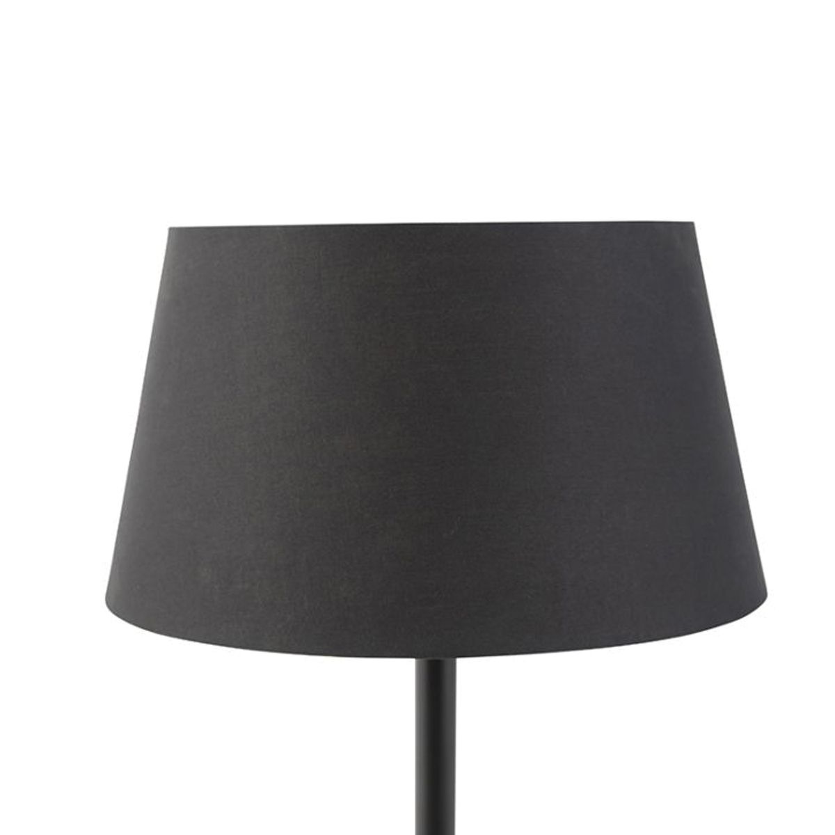 WANT - Lámpara de Mesa Leonor Con Pantalla E-27 Negro