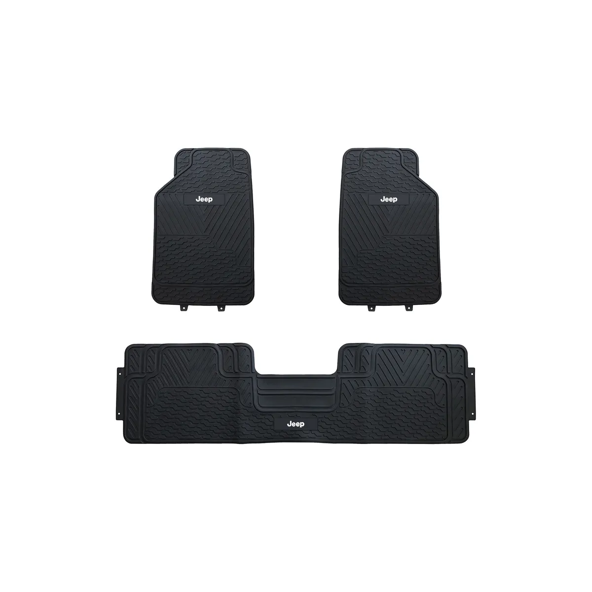GENERICO - Pisos De Goma 3 Piezas Jeep Para Vehículos