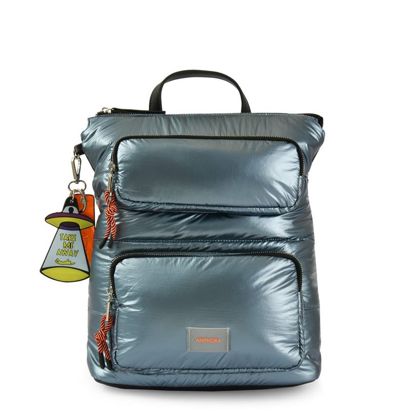 AMPHORA - Mochila galactic grande denim