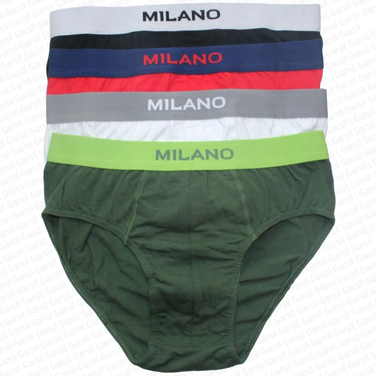 GARSIL - 12 Calzoncillos Slip De Algodón Para Hombre.