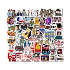 GARSIL - 50 Stickers Stranger Things - Etiquetas Autoadhesivas - A1