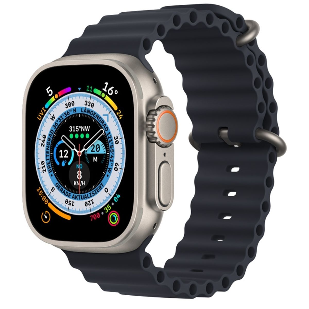 GENERICO - Correa Silicon Ocean compatible con Apple Watch 38-40-41mm
