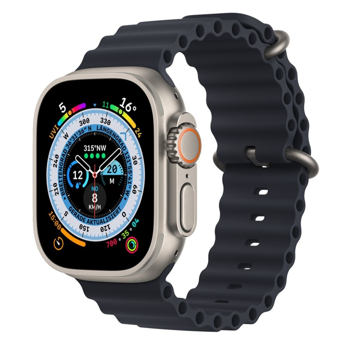 GENERICO - Correa Silicon Ocean compatible con Apple Watch 38-40-41mm