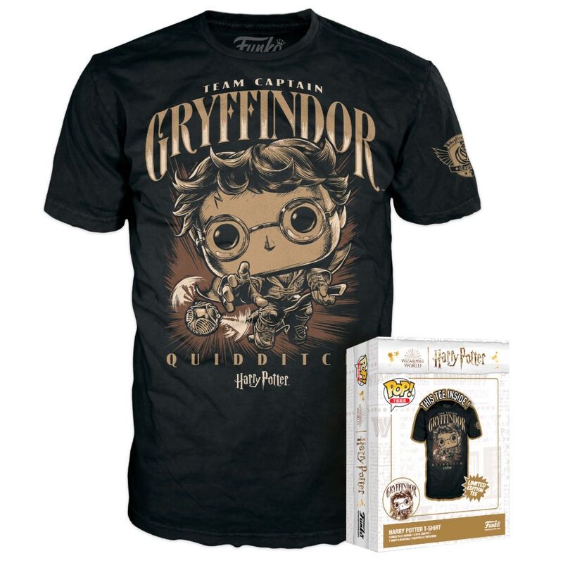FUNKO - Polera Funko Pop Tee  Harry Potter- Quidditch Harry