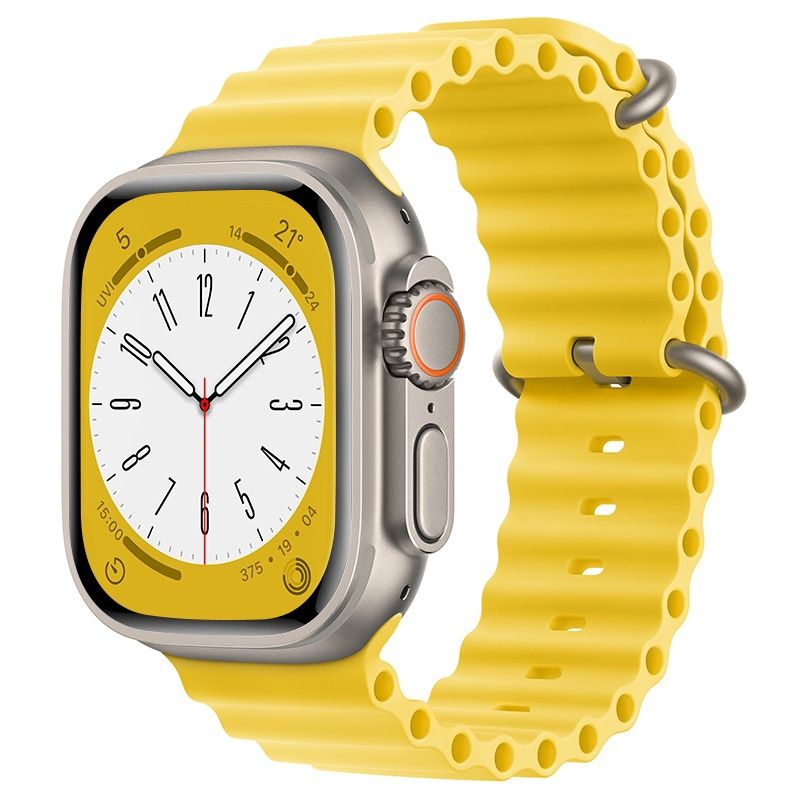 GENERICO - Correa Silicon Ocean compatible con AppleWatch 42-44-45-49mm
