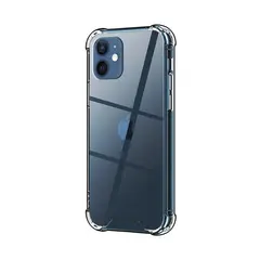 XUNDD - Carcasa para iPhone 12 Transparente Reforzada