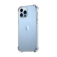 XUNDD - Carcasa para iPhone 13 Pro Max Transparente Reforzada