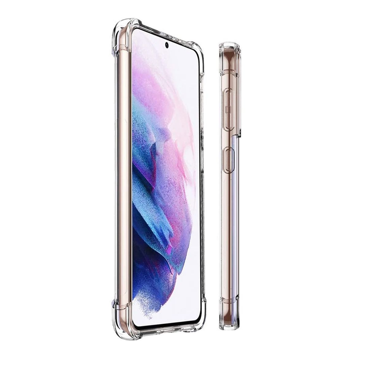 XUNDD - Carcasa para Samsung S21 Transparente Reforzada