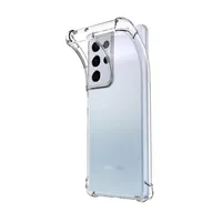 Carcasa para Samsung S21 Ultra Transparente Reforzada