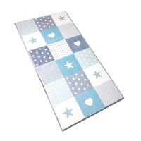 Alfombra Infantil Celeste Antideslizante