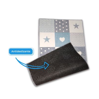 Imagen 2 del producto Alfombra Infantil Celeste Antideslizante