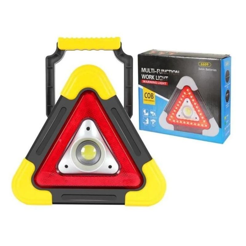 GENERICO - Triangulo Seguridad Led Solar Luces Emergencia Led Auto