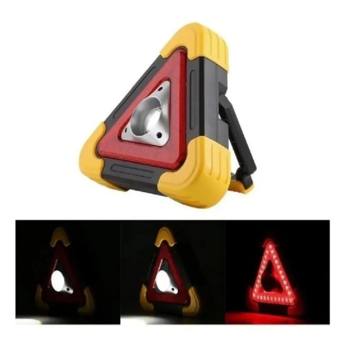GENERICO - Triangulo Seguridad Led Solar Luces Emergencia Led Auto