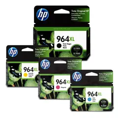 HP - 4 Tintas 964xl Bk/c/m/y Genuinas 9010 9020 C/iva