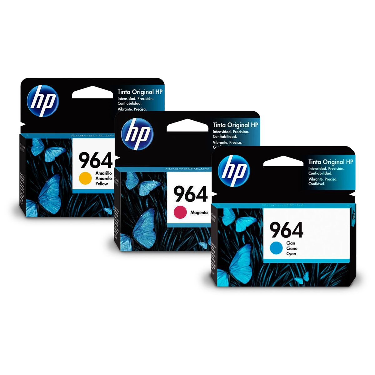 HP - 3 Tintas Hp 964 Genuinas C/m/y Hp 9010 9016 9018 9020 C/iva