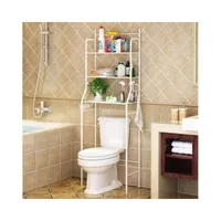 Estante Organizador de Baño Sobre Inodoro Metálico de 3 Niveles - Maximiza Espacio