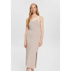 ESPRIT - Vestido Con Estampado De Rayas