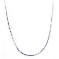 Cadena Cola de Topo 45cm Plata Fina 925.