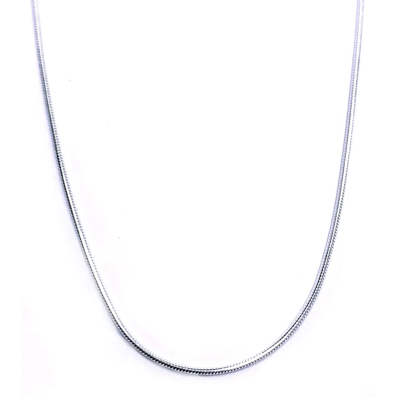 ANDREA COGGIOLA JOYAS - Cadena Cola de Topo 45cm Plata Fina 925.